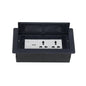 Switch Socket Desk Universal Usb Black — BF INDE-03-UB-BK