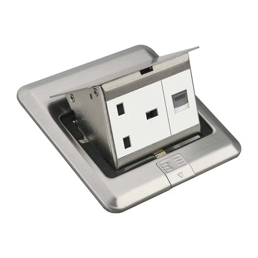 Switch Socket 13A Silver — BF POPU-07
