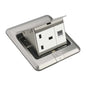 Switch Socket 13A Silver — BF POPU-07