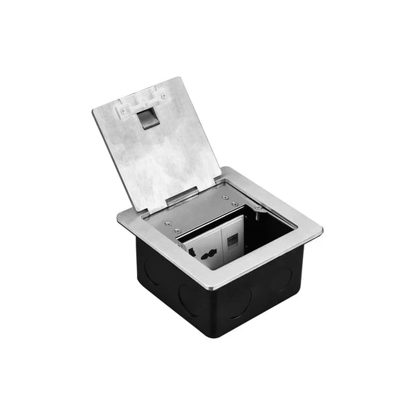Switch Socket 13A Silver — BF POPU-12-UN