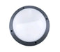 Fence Light Round Bulkhead Black — BH J600-A1-BK