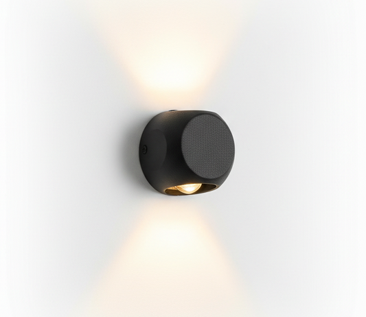 Wall Light Warm White Black — LL 2329-BK-WW