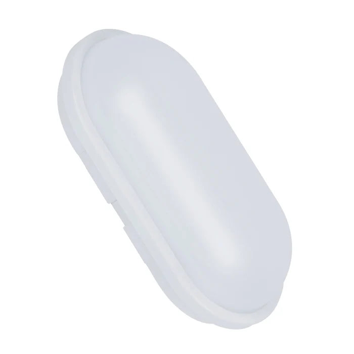 Bulkhead Light Oval LED 20W Daylight White — CL OV02-20-WH-DL