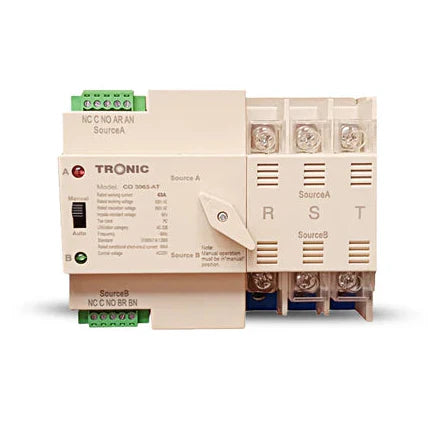 Changeover 3Pole 63A Three-Phase Beige — CO 3063-AT