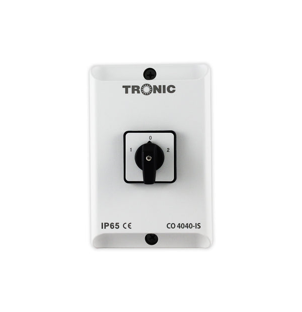 Changeover 4Pole 40A Three-Phase White — CO 4040-IS
