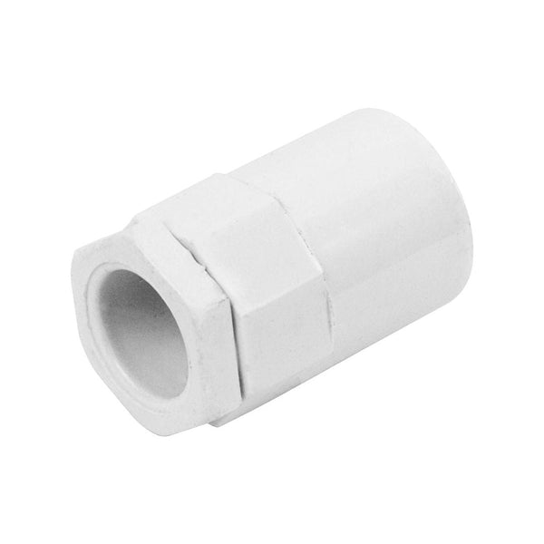 Female Adaptor Conduit White — CP ADFM-25-WH