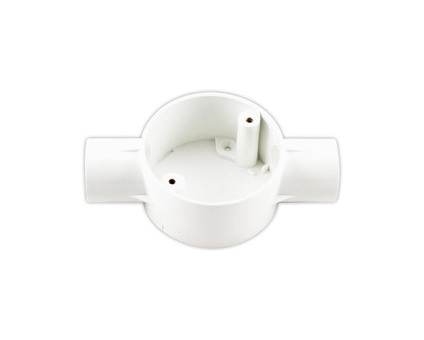 Junction Box Conduit White — CP JUN2-20-WH