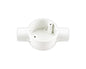 Junction Box Conduit White — CP JUN2-20-WH