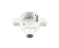 Junction Box Conduit White — CP JUN3-20-WH