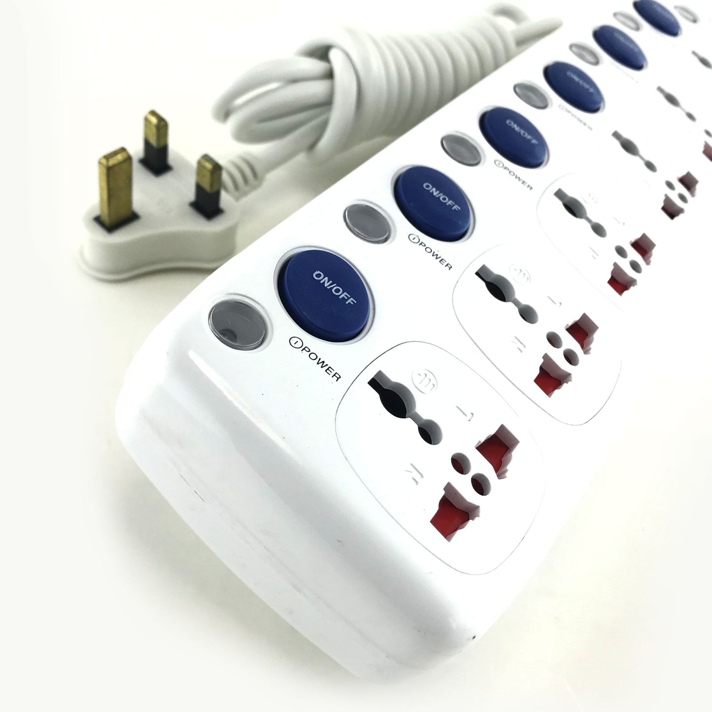 Extension Cable Universal Socket Individual White — EC 5003-03