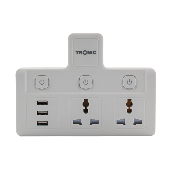 Universal Adaptor W/Usb 13A — EC 7232-UB