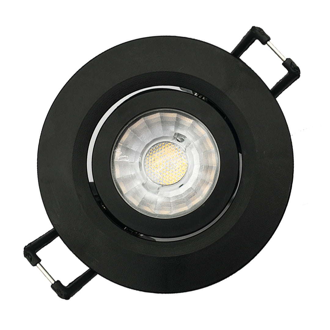 Recessed Gypsum Light 3W Daylight Black — EL SL03-BK-DL