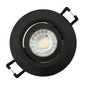 Recessed Gypsum Light 3W Daylight Black — EL SL03-BK-DL