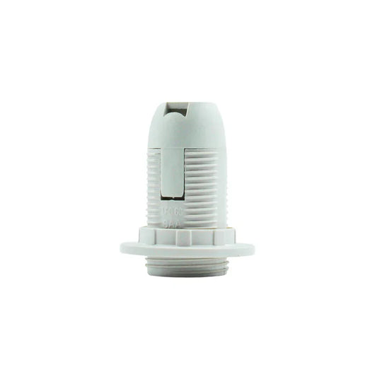 Full Thread Holder E14 White — EST LH14-WH