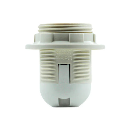 Full Thread Holder E27 White — EST LH27-WH