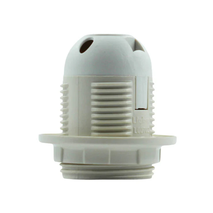 Full Thread Holder E27 White — EST LH27-WH