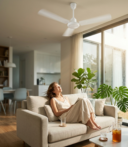 Ceiling Fan White — EST CF56-WH