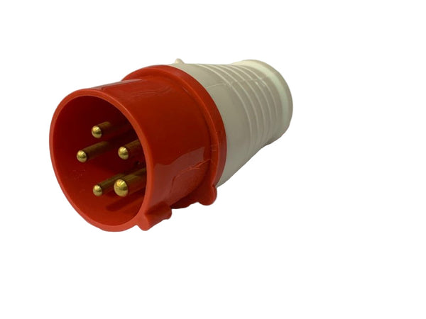Plug 16A White Plastic — EST IP16-5P