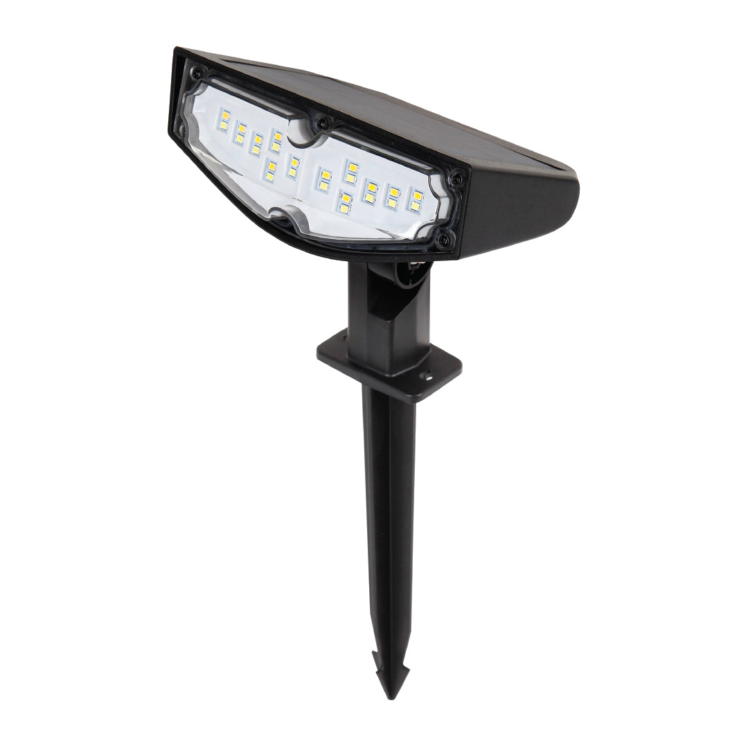 Solar Lights 1.3W Tri-Colour Black — EST SOLR-01-TC