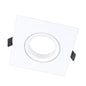 Recessed Gypsum Light GU10 White — FI DOMI-8080