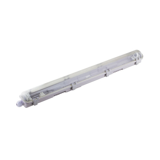 Tubelight Fitting Single Waterproof Feet White — FI WPLE-01