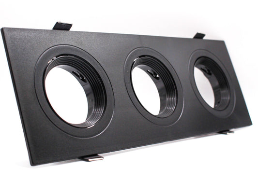 Recessed Gypsum Light Black — FI DOMI-8024-BK
