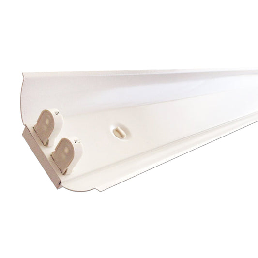 Tubelight Fitting Double Open Channel White — FI EFLT-RF
