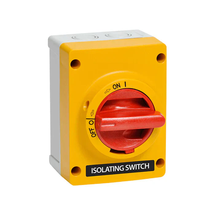 Pvc Isolator Surface Amps Yellow — IS 4032-KT