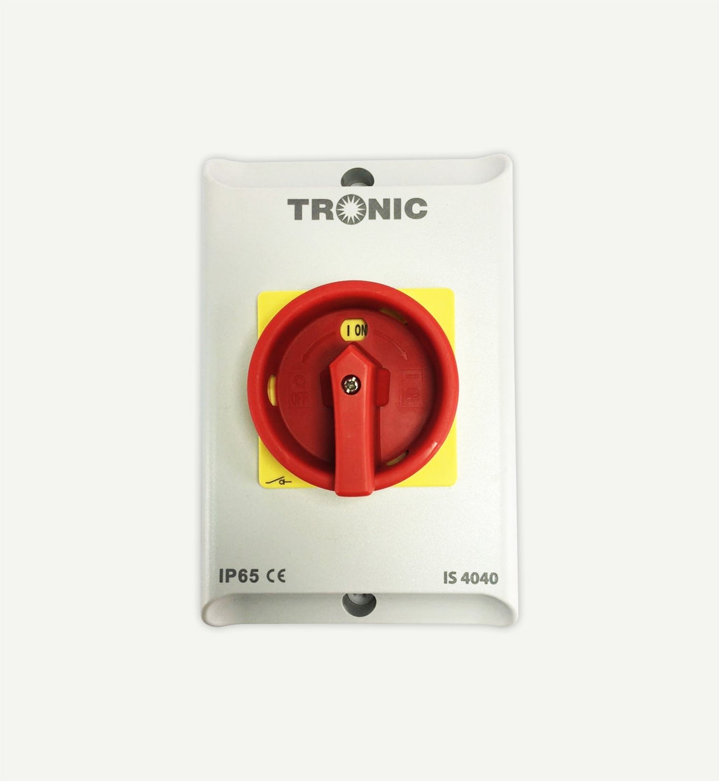 Pvc Isolator 4Pole 40A Red — IS 4040