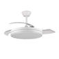 Ceiling Fan Retractable Blade Led White — KD 1707-WH