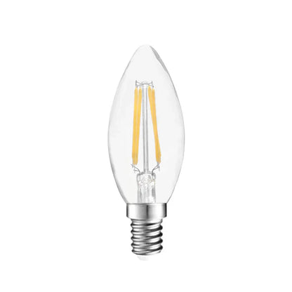 Candle Filament E14 4W Warm White Clear — LE 0414-FI-CB-WW