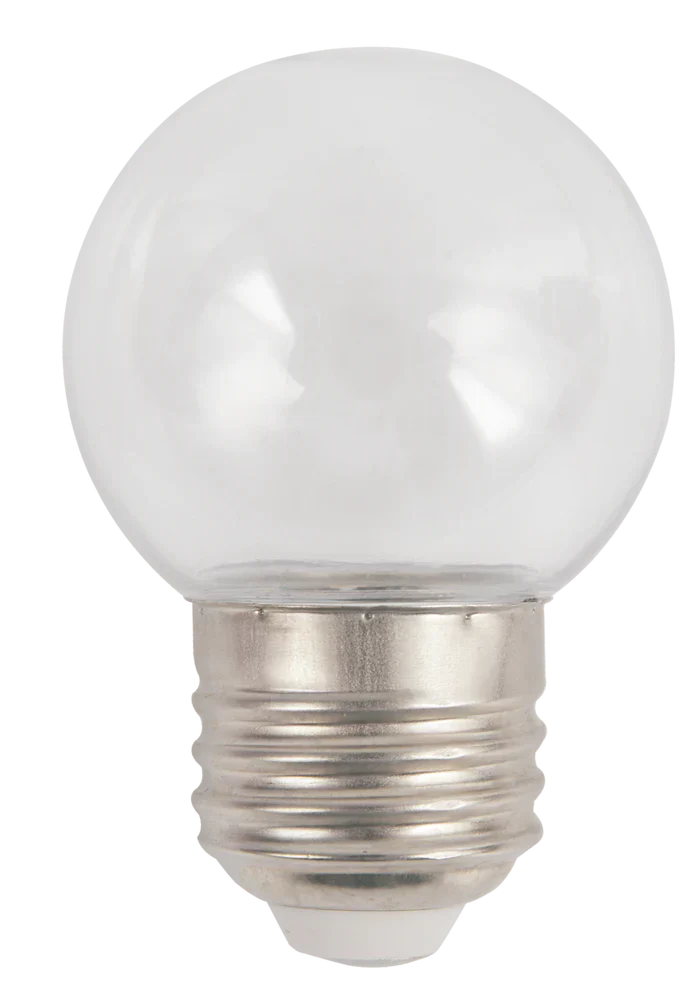 LED Bulb E27 2W Warm White — LE G45-0025-27-CL-WW