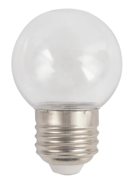 LED Bulb E27 2W Warm White — LE G45-0025-27-CL-WW