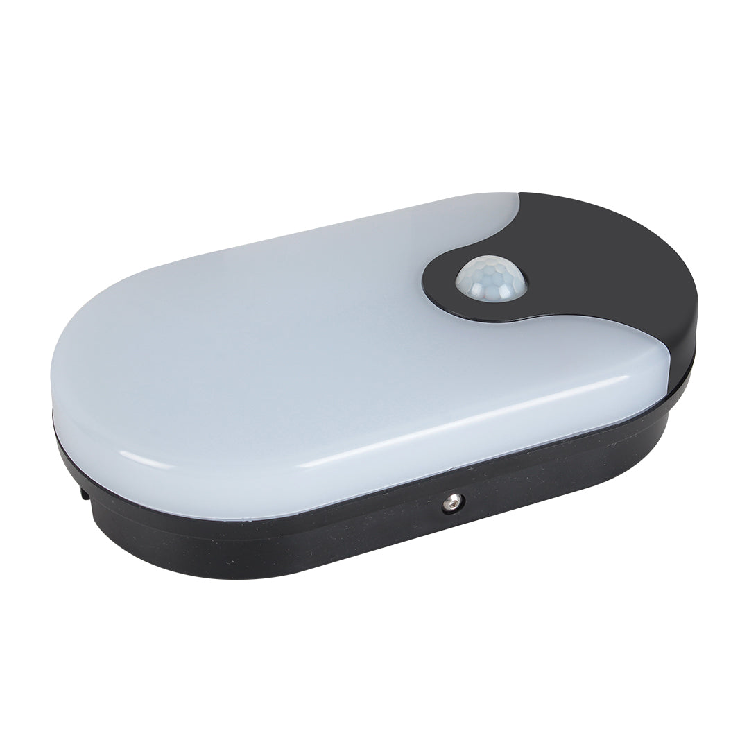 Fence Light Oval Led Bulkheads Black — LL OCCT