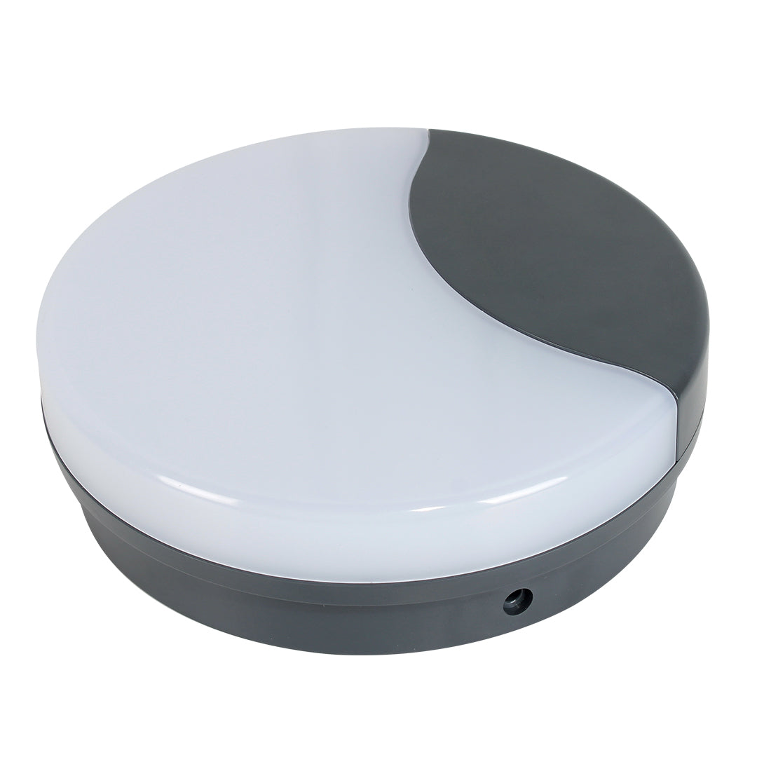Fence Light Round Led Bulkheads Black — LL RCCT