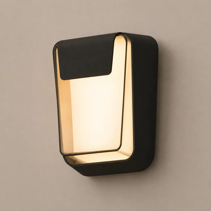 Wall Light LED 12W IP54 Warm White Black — LL 2610-54-BK-WW
