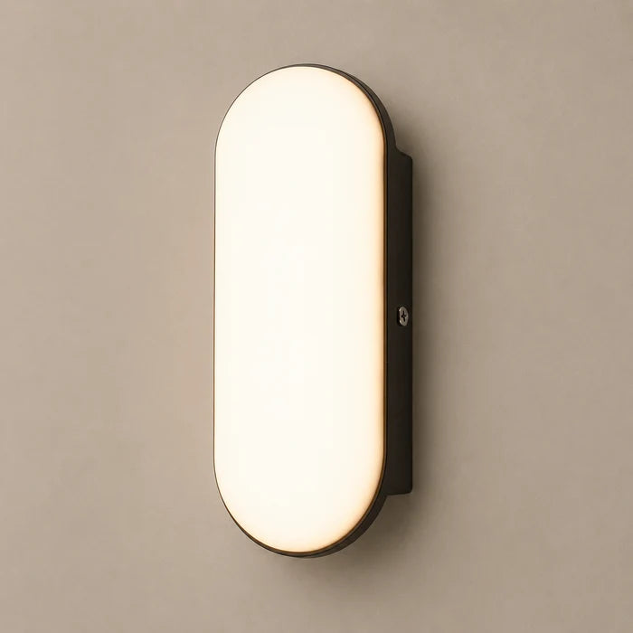 Wall Light LED 2×1W + 5W IP54 Warm White Black — LL 2611-54-BK-WW
