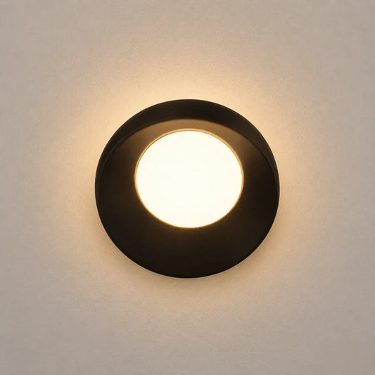 Wall Light LED 7W IP54 Warm White Black — LL 2622-44-BK-WW