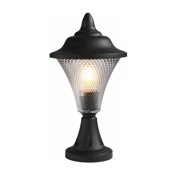 Gate Light Stand-Mount E27 Black — LL 2644-911C-BK