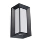 Wall Light Aluminium Angular Lantern Black — LL 5006-BK