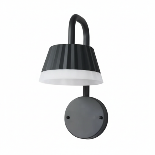 Fence Light Warm White Black — LL 507A-BK-WW
