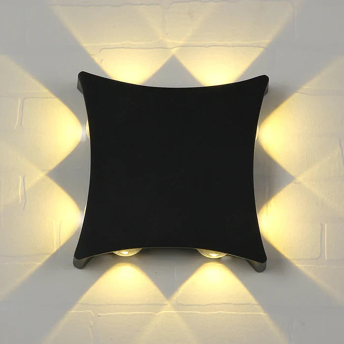 Fence Light Warm White Black — LL 6018-BK-WW