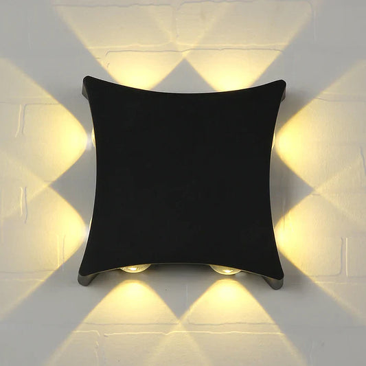 Fence Light Warm White Black — LL 6018-BK-WW