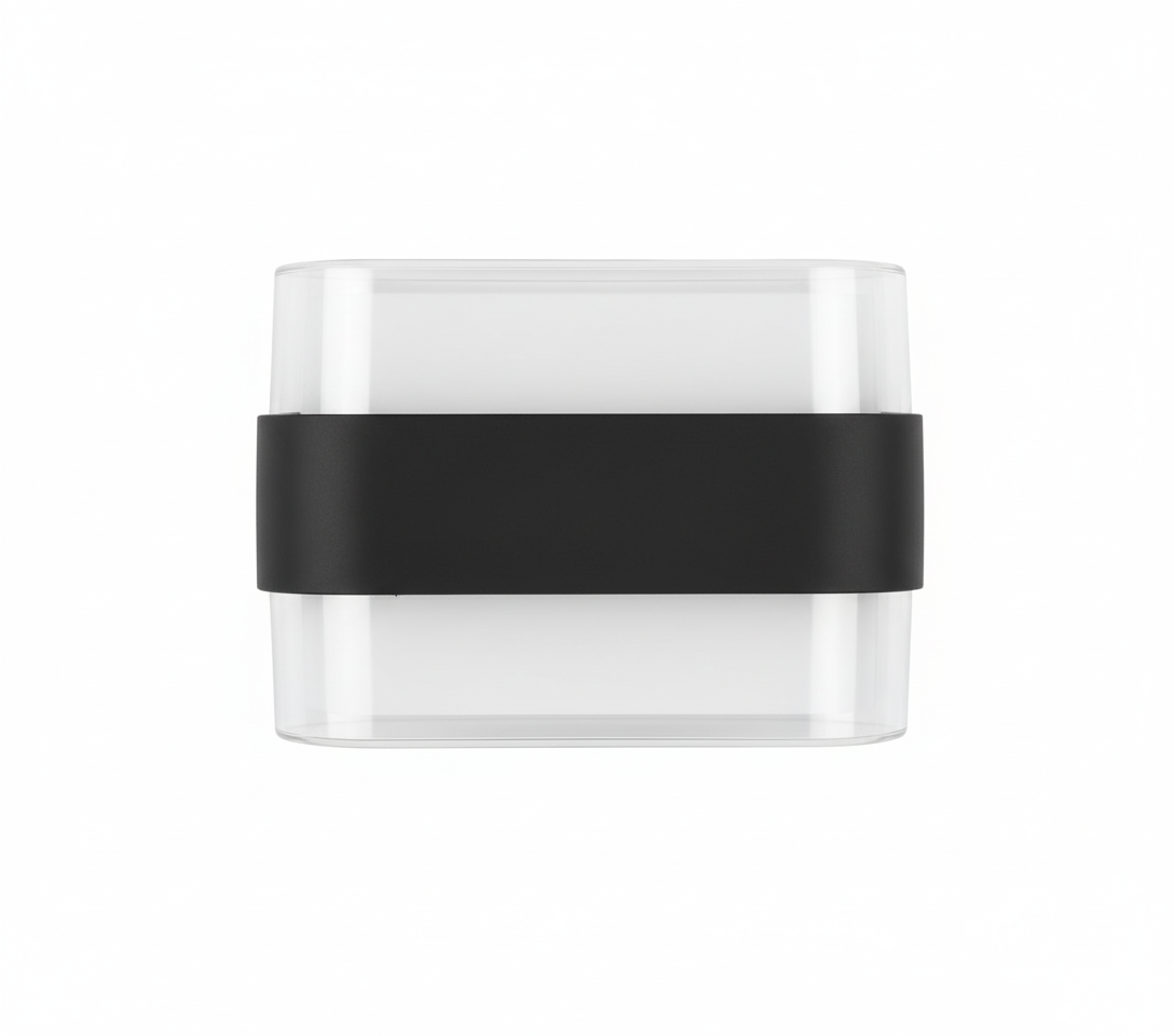 Fence Light Warm White Black — LL 6038-BK-WW
