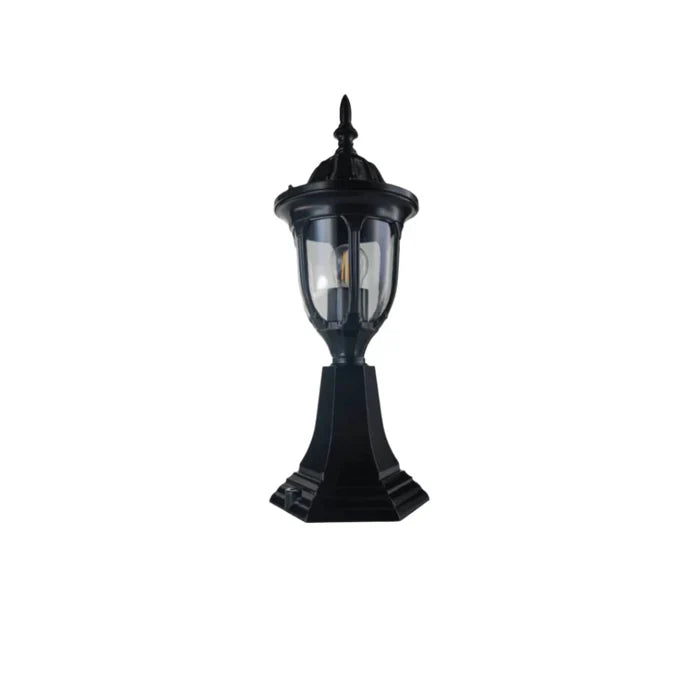 Wall Light Ornamental Outdoor Gate Black — LL 908C-BK