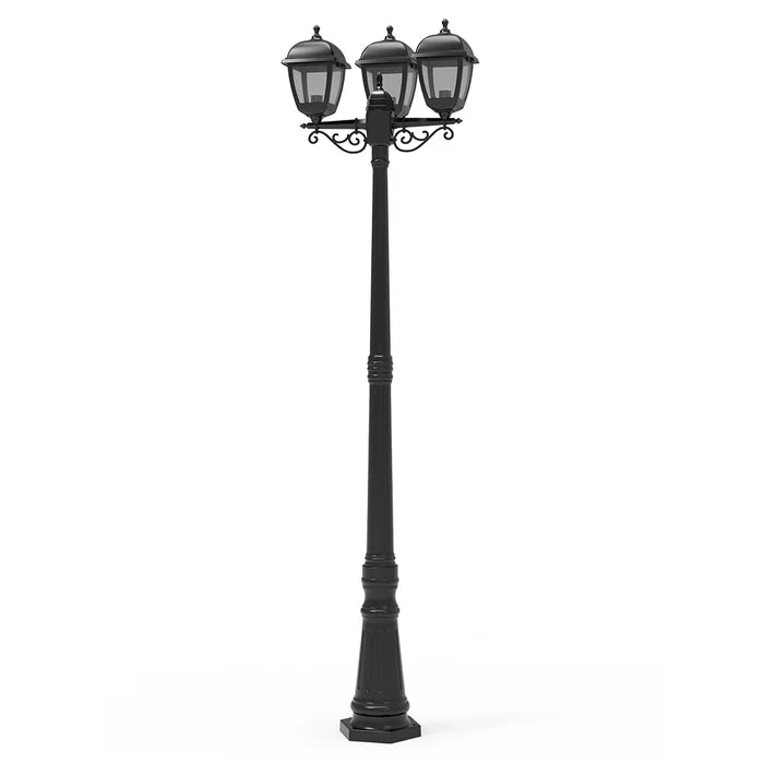 Bollard Light E27 Plastic 40W Black — LL 913P-03-BK