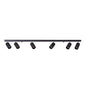 Spotlight Six Bar Black — LL 1019-06-GU-BK