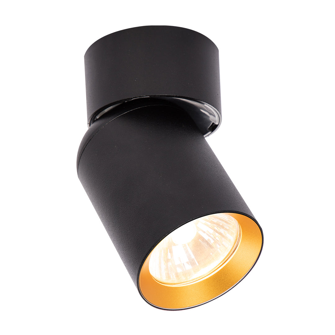 Spotlight Wall Round Black — LL 1024-GU-BK