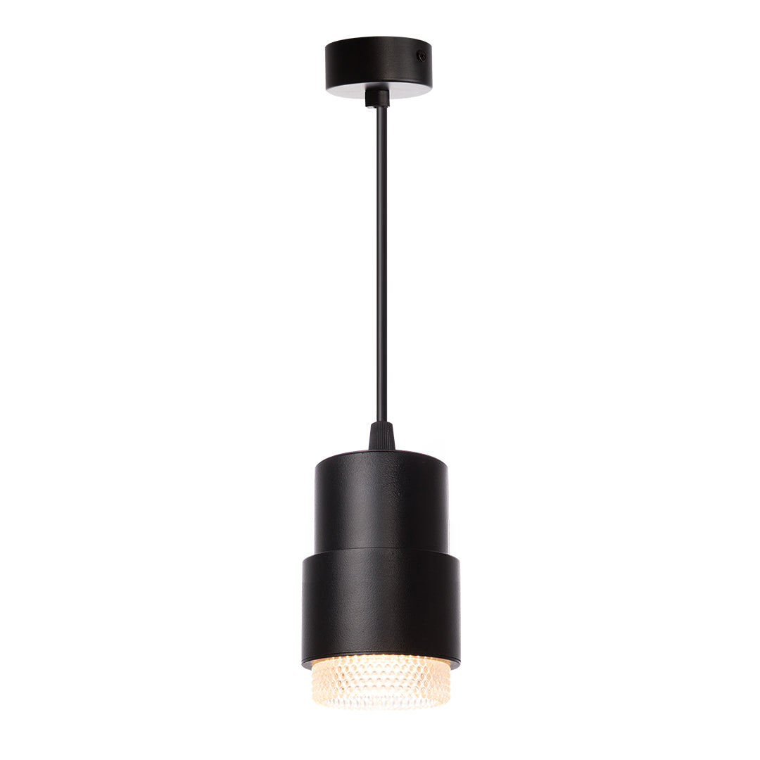 Pendant Spotlights Royal Black/White Black — LL 1115-GU-BK