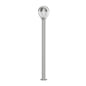 Ground Post E27 9W Warm White Stainless Steel — LL 201P-1000-SS-WW